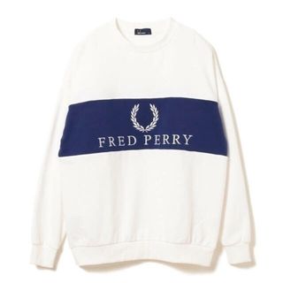 フレッドペリー(FRED PERRY)のFRED PERRY × BEAMS / 別注 ロゴ切替 スウェット(スウェット)