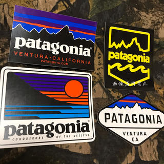 パタゴニア(patagonia)の新品未使用 パタゴニア 廃盤含む ステッカー4枚セット(その他)