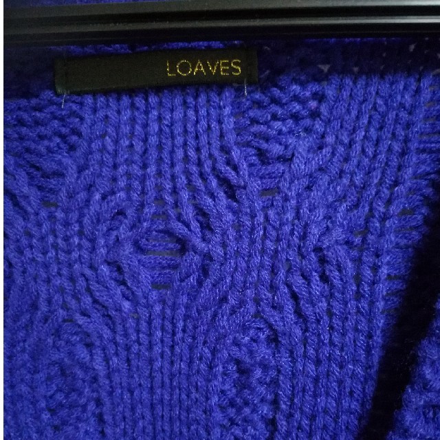 LOAVES(ローヴス)のloaves ニットカーディガン レディースのトップス(カーディガン)の商品写真