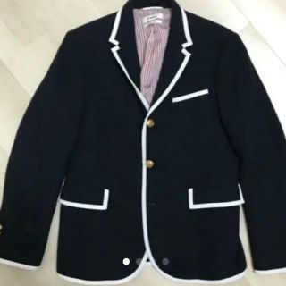 トムブラウン(THOM BROWNE)のトムブラウン　ニーマンマーカス　パイピングジャケット　M 紺ブレザー(テーラードジャケット)