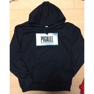 ピガール(PIGALLE)の値下げ！美品 PIGALLE ピガール パーカー ブラック(パーカー)