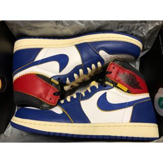 ナイキ(NIKE)のNIKE AIR JORDAN 1 HIGH BLUE UNION 28㎝ 新品(スニーカー)