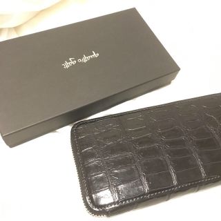 サンローラン(Saint Laurent)の【1点限り 極美品】quattro gatti クロコダイルレザー 長財布(長財布)