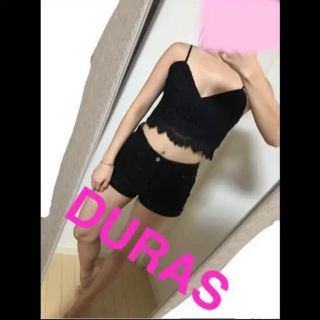 デュラス(DURAS)の☆DURAS レースビスチェ ブラック☆(キャミソール)