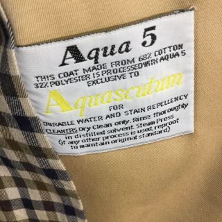 AQUA SCUTUM - Aquascutum トレンチコート Aqua5 の通販 by ルチル's