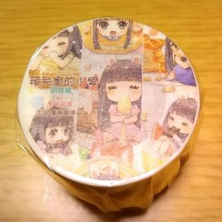 【送料込み】海外マスキングテープ 女の子 食べ物 お菓子♪(テープ/マスキングテープ)