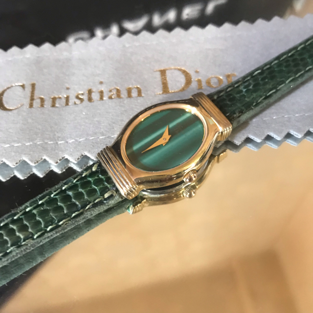 💕本日購入限定綺麗なDiorエメラルドグリーン貴婦人💕 レディースのファッション小物(腕時計)の商品写真