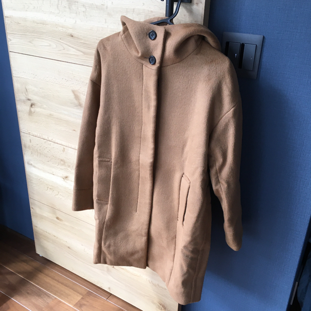 MACPHEE(マカフィー)のトゥモローランド マカフィー ウール フード メルトン コート レディースのジャケット/アウター(ロングコート)の商品写真