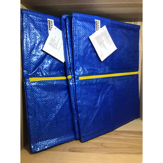 イケア(IKEA)の【2枚セット】FRAKTA トロリー用バッグ, ブルー, 76 ℓ(その他)