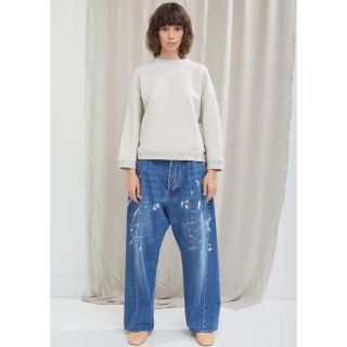 アクネ(ACNE)のacne studios 今期オーバーサイズペイントデニム 週末価格(デニム/ジーンズ)