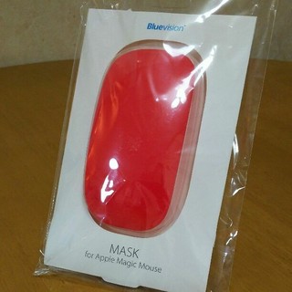 Apple Magic Mouse レッド色 極薄シリコン マウスカバー(PC周辺機器)