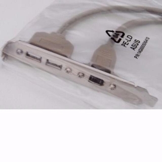 エイスース(ASUS)の新品🎁ASUS純正品 USB+1394 FireWire PCケースブラケット(PCパーツ)