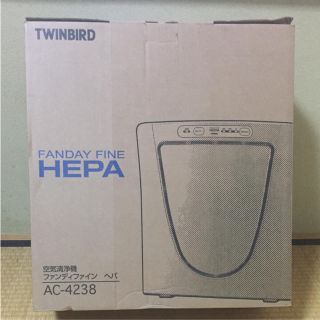 ツインバード(TWINBIRD)の空気清浄機 TWINBIRD AC-4238(空気清浄器)