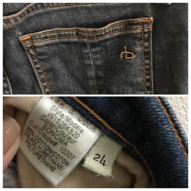 Rag & Bone(ラグアンドボーン)のrag&bone JEANラグアンドボーン ストレッチスキニーデニム24百々千晴 レディースのパンツ(デニム/ジーンズ)の商品写真