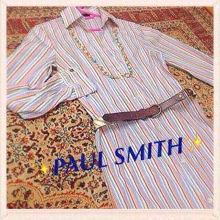 ポールスミス(Paul Smith)のPAUL SMITH ☆シャツワンピ(ロングワンピース/マキシワンピース)