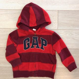 ベビーギャップ(babyGAP)の☆値下げ☆ babyGAP フリースパーカー 赤 サイズ95(ジャケット/上着)