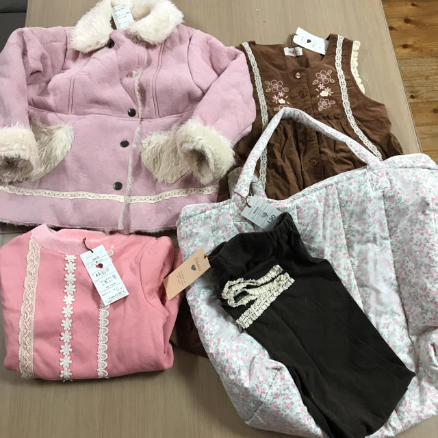 Souris(スーリー)のスーリーセット売り新品未使用size130 キッズ/ベビー/マタニティのキッズ服女の子用(90cm~)(ジャケット/上着)の商品写真