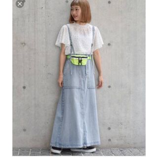 ダブルクローゼット(w closet)のw closet マキシ丈トラペーズスカート(ロングスカート)