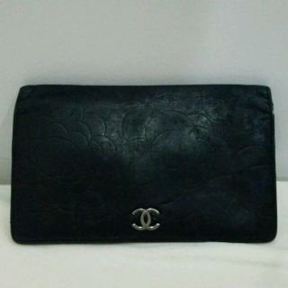 シャネル(CHANEL)のCHANEL　カメリア長財布　正規品(財布)