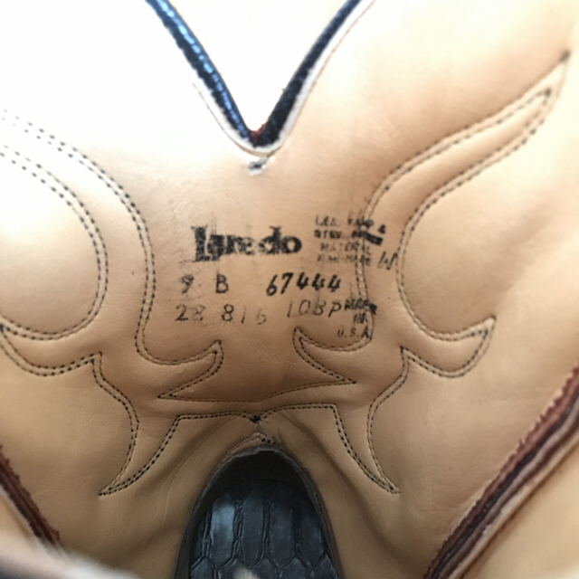 Laredo 本革レザー  ウェスタンブーツ レディースの靴/シューズ(ブーツ)の商品写真