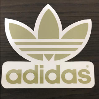 アディダス(adidas)の【縦15.8cm横15.7cm】 adidas skateboardステッカー(ステッカー)