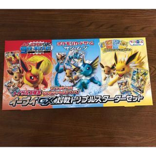 ポケモン(ポケモン)の☆ポケモンカードゲーム イーブイGX対戦トリプルスターターセット☆(カード)