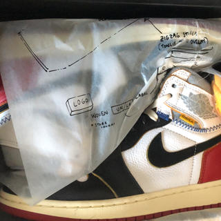 ナイキ(NIKE)のNIKE UNION AIR JORDAN 1 RETRO 24cm 新品(スニーカー)