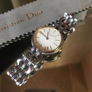 クリスチャンディオール(Christian Dior)の✨金 土 日限定セール綺麗なシルバ＆ゴールド✨(腕時計(アナログ))