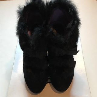 アナスイ(ANNA SUI)の【超美品】ANNA SUI♡ファー♡ブーティー(ブーティ)