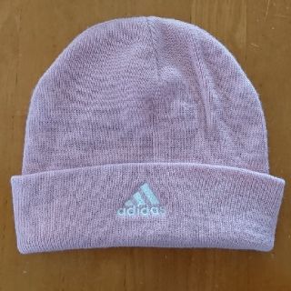 アディダス(adidas)の専用  中古 adidasニット帽ピンク色(ニット帽/ビーニー)