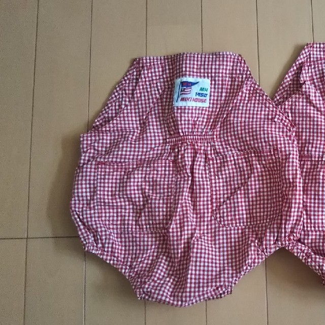 mikihouse(ミキハウス)のカバーオール 80 キッズ/ベビー/マタニティのベビー服(~85cm)(カバーオール)の商品写真