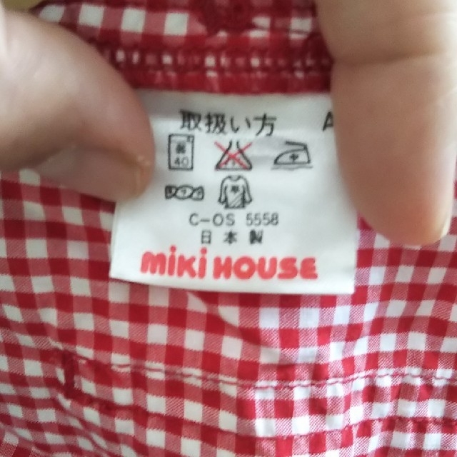 mikihouse(ミキハウス)のカバーオール 80 キッズ/ベビー/マタニティのベビー服(~85cm)(カバーオール)の商品写真