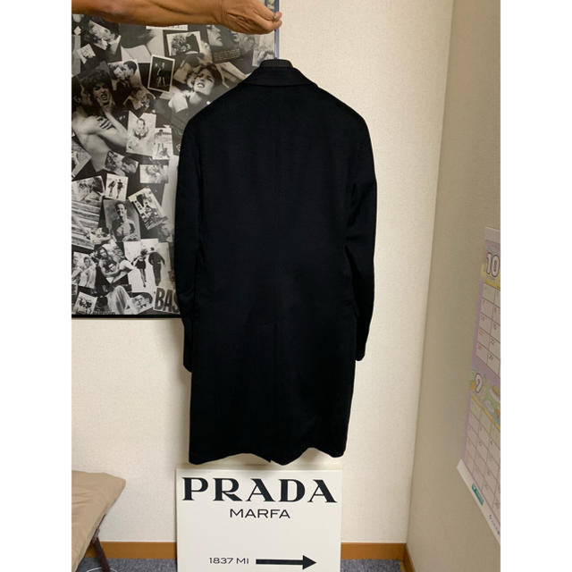 PRADA(プラダ)のプラダ カシミヤ100%コート メンズのジャケット/アウター(チェスターコート)の商品写真