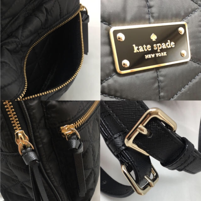 kate spade new york(ケイトスペードニューヨーク)のSALE: kate spade リュック 黒 Mサイズ レディースのバッグ(リュック/バックパック)の商品写真