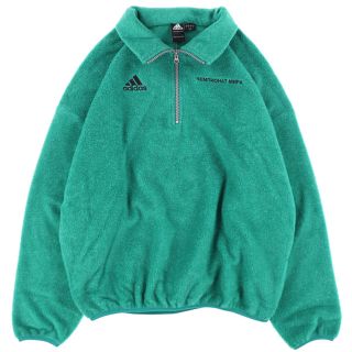 アディダス(adidas)のゴーシャラブチンスキー フリース グリーン 緑 S 18fw(スウェット)