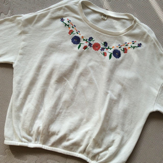 エフオーキッズ(F.O.KIDS)のアプレレクール alc 刺繍トレーナー 130(Tシャツ/カットソー)