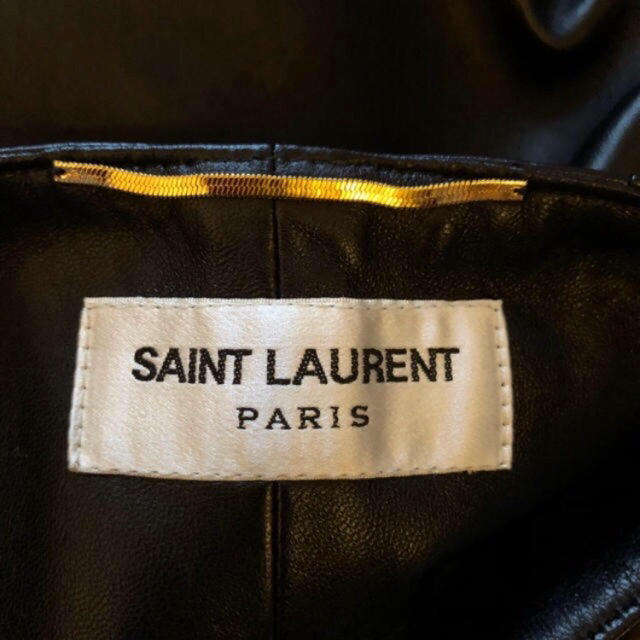 Saint Laurent(サンローラン)の美品✨Saint Laurentサンローランレザー スカート レディースのスカート(ミニスカート)の商品写真