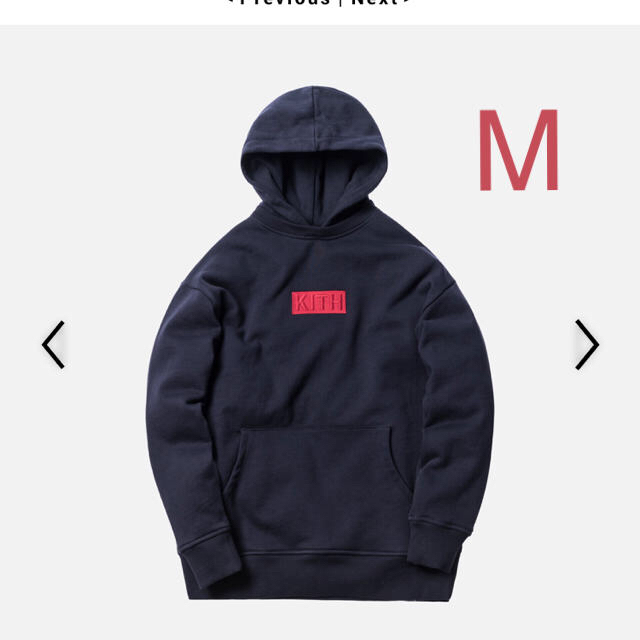 Kith Classic Williams Ⅱ hoodie ネイビー M