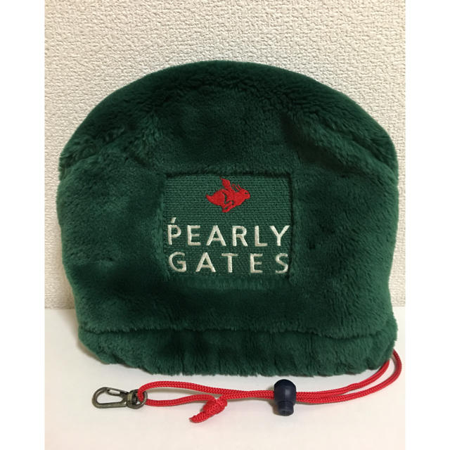 PEARLY GATES(パーリーゲイツ)のパーリーゲイツ アイアンカバー グリーン＆レッド スポーツ/アウトドアのゴルフ(その他)の商品写真