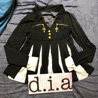 ダイア(d.i.a)のd.i.a.バイカラーAラインチュニック(チュニック)