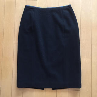 エムプルミエ(M-premier)のエムプルミエ カシミアウールスカート 38 黒(ひざ丈スカート)