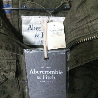 アバクロンビーアンドフィッチ(Abercrombie&Fitch)の新品未使用 Abercrombie アバクロ ミリタリー ジャケット Mサイズ(ミリタリージャケット)