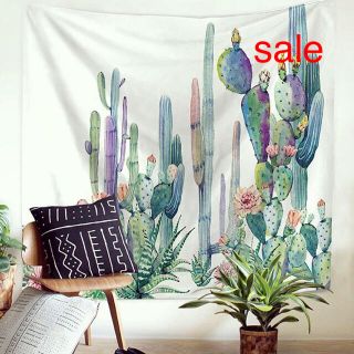 イケア(IKEA)のラスト1点！sale!!!boho 北欧 サボテン タペストリー(インテリア雑貨)