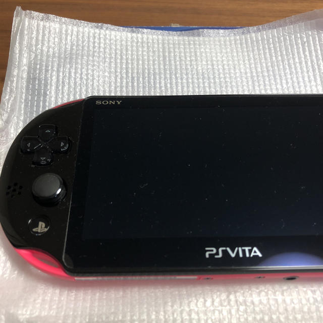 psvita pink/black  pch-2000za15 wi-go携帯用ゲーム機本体