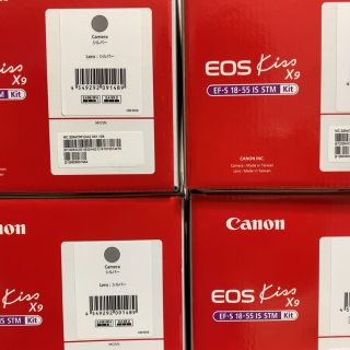 キヤノン(Canon)の二台canonEOSKissX9EF-S18-55ISSTM新品キャノン一眼レフ(デジタル一眼)