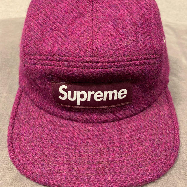 Supreme Harris Tweed Camp Cap キャンプキャップ