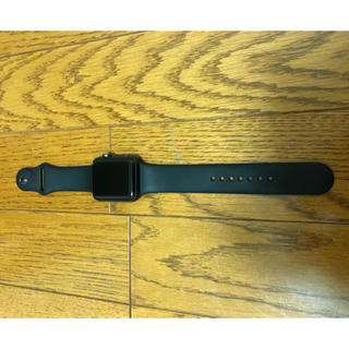 アップルウォッチ(Apple Watch)のapple watch 3 スペースグレイ 42mm(腕時計(デジタル))