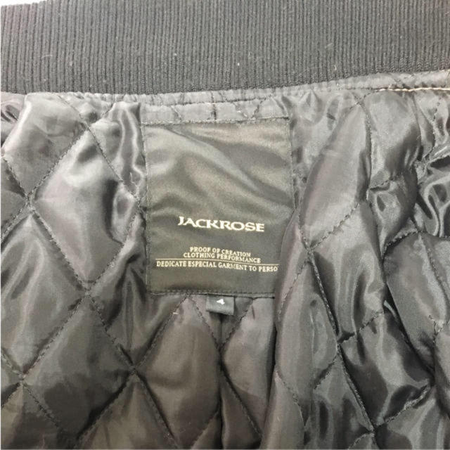 JACKROSE(ジャックローズ)ののこるじ様専用 ラムレザー切替しスタジャン ウール 定価20000程 メンズのジャケット/アウター(スタジャン)の商品写真