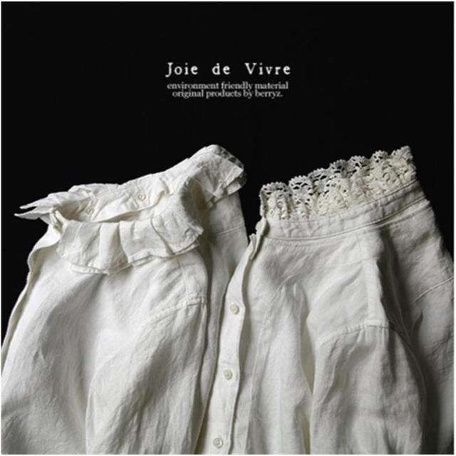 直営店舗 joie de アンティークブラウス vivre Tシャツ/カットソー(半袖/袖なし)