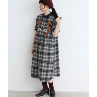 アトリエドゥサボン(l'atelier du savon)の【美品】didizizi ワンピース☆ディディジジ☆アトリエドゥサボン☆プープレ(ひざ丈ワンピース)